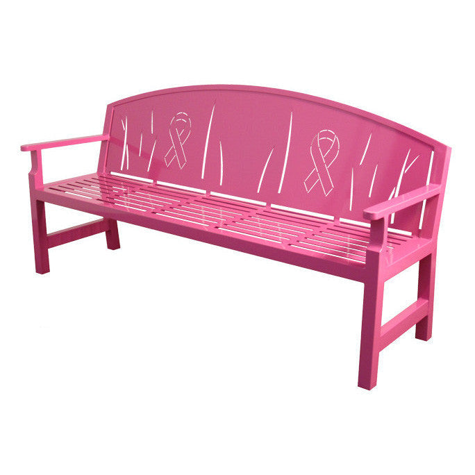 English Garden Bench, Custom Laser Cut Back