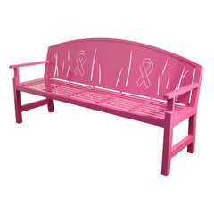 English Garden Bench, Custom Laser Cut Back