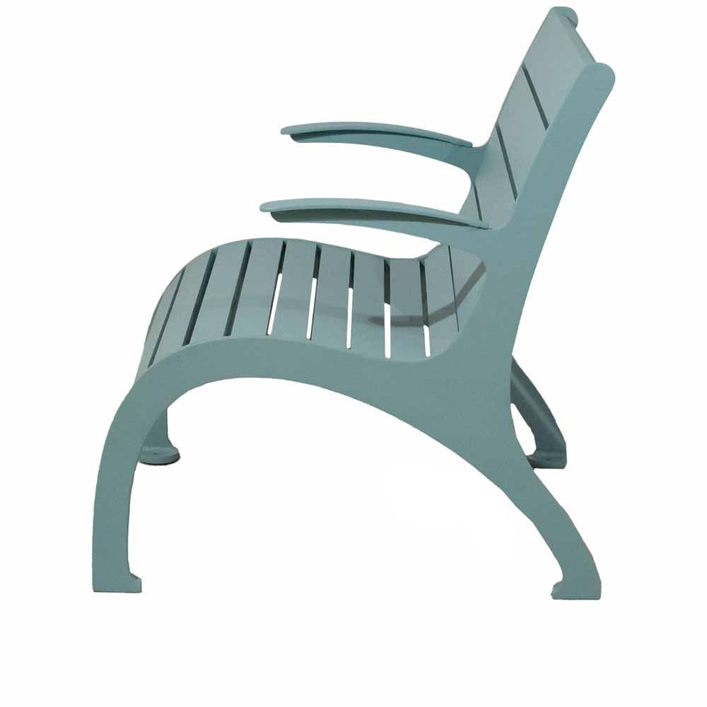 Harbor Aluminum Lounge Chair with Aluminum Slats