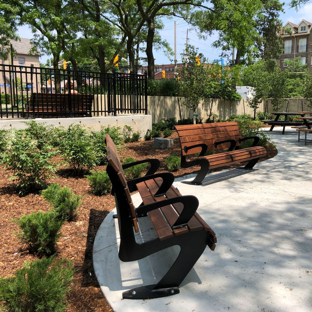Harbor Bench with Arms