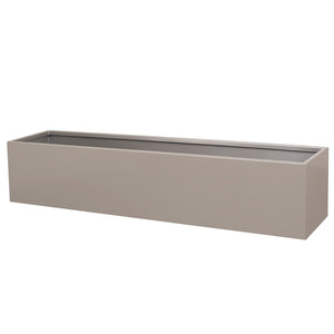 87" Terrace Aluminum Planter