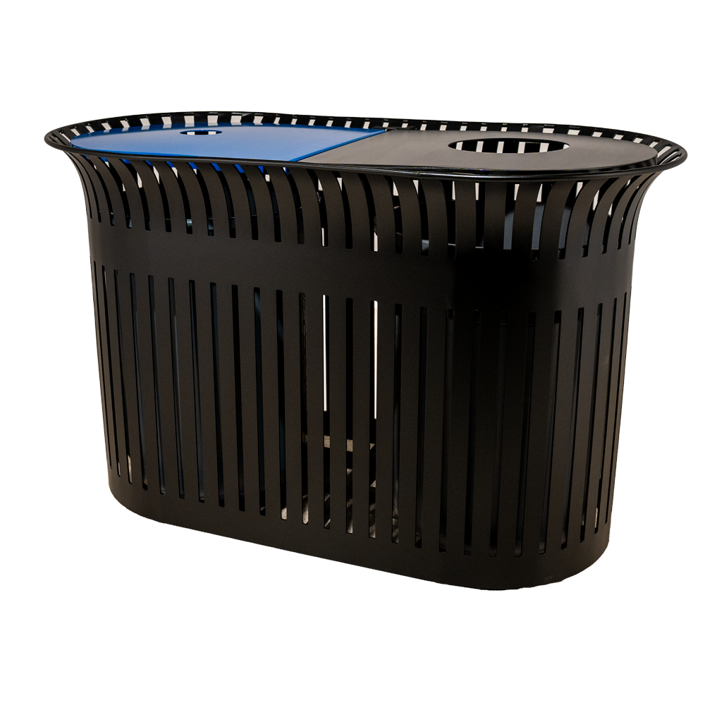 Festival Double Waste/Recycle Receptacle