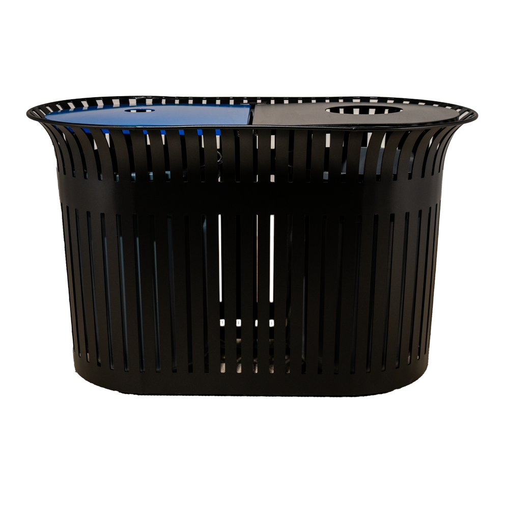 Festival Double Waste/Recycle Receptacle