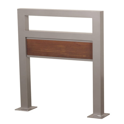 Skyline Bike Rack with Tropical Wood Accent