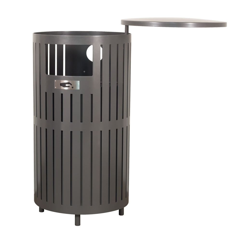 Village Covered Waste/Recycle Receptacle