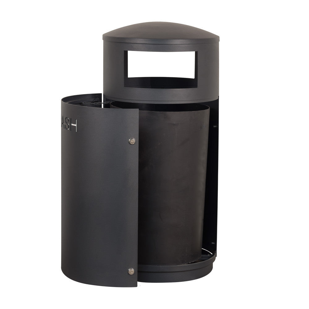 Lakeview Covered Waste Receptacle