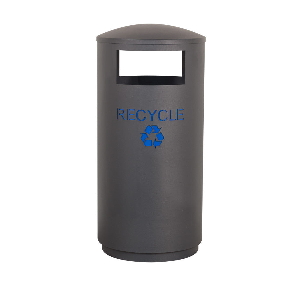 Lakeview Covered Recycle Receptacle