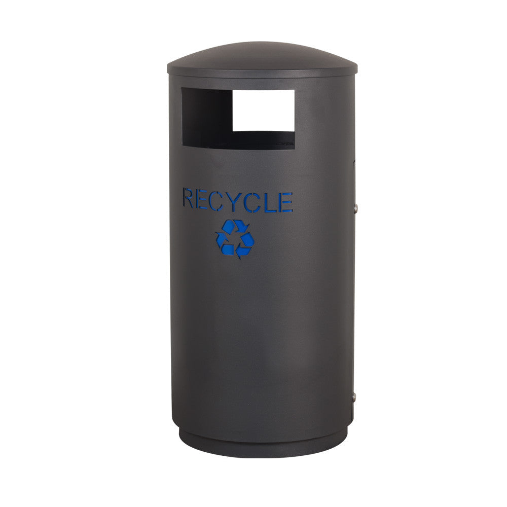 Lakeview Covered Recycle Receptacle