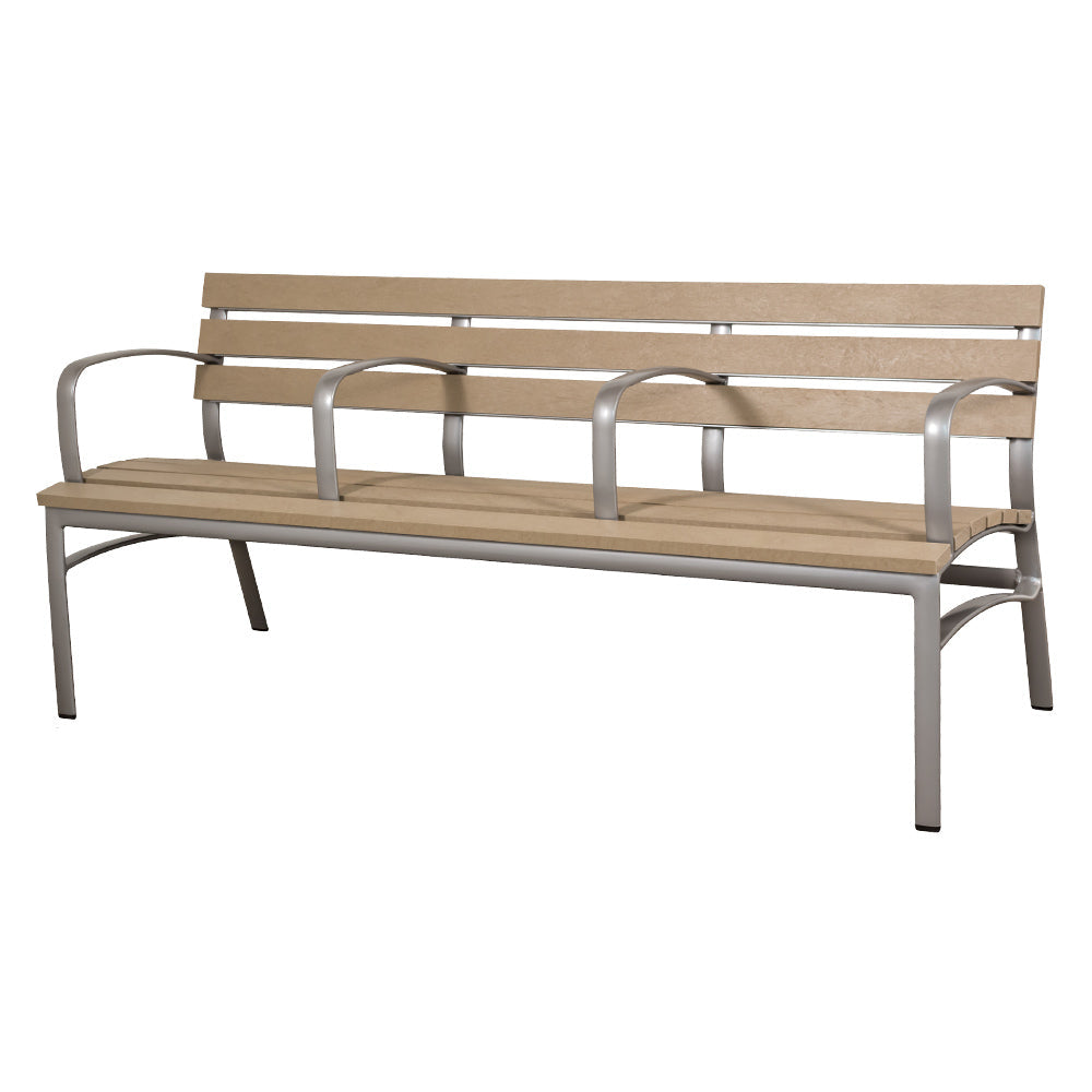 Esplanade Bench with Centre Arms