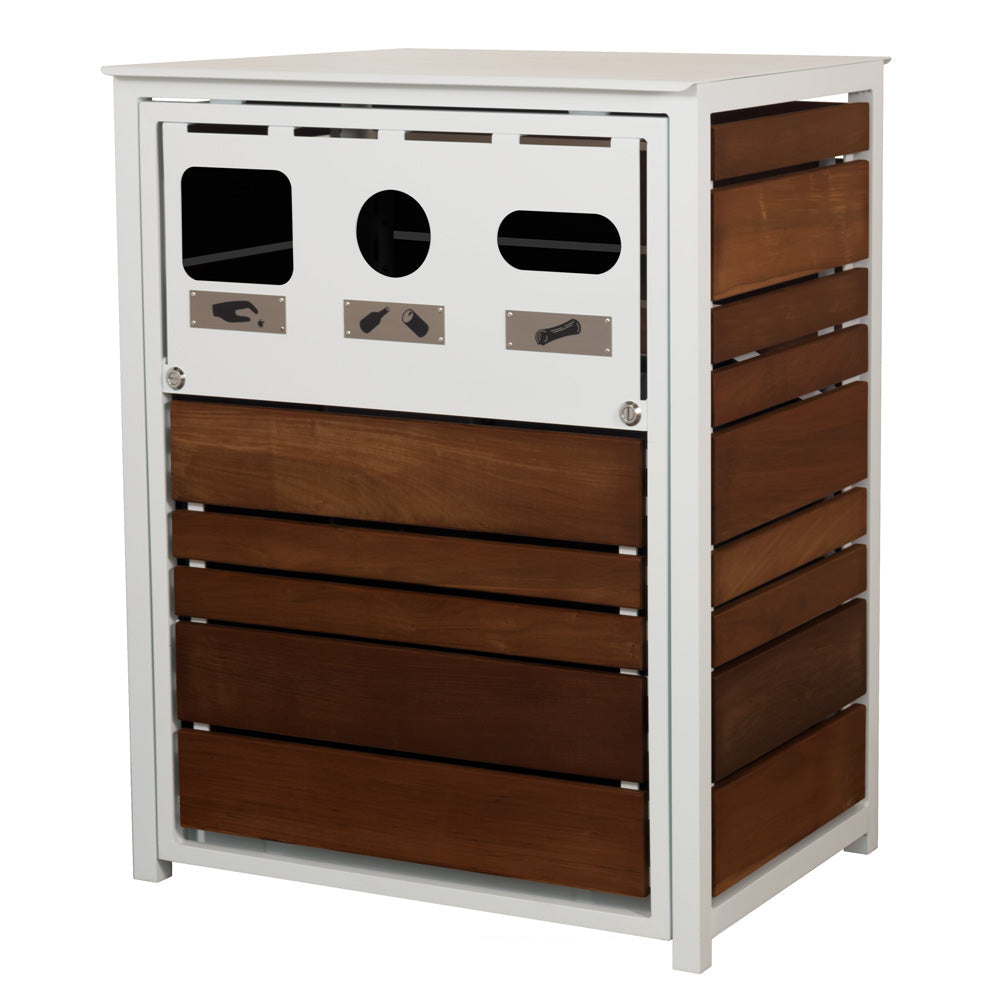 Skyline 3 Stream Waste/Recycle Receptacle