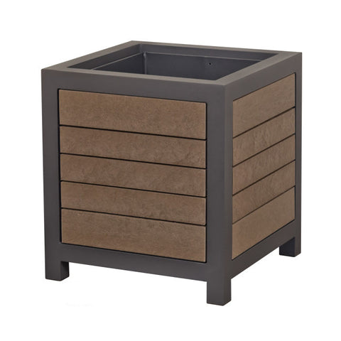 22" Skyline Planter with Envirowood Slats