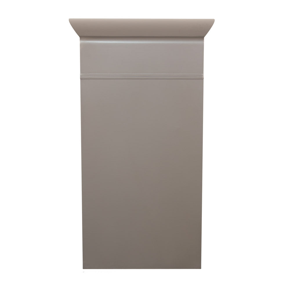City 2 Stream Waste/Recycle Receptacle