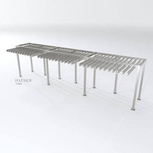 Trellis with Aluminum 2" x 5" Underhanging Vertical Purlins, Hero View