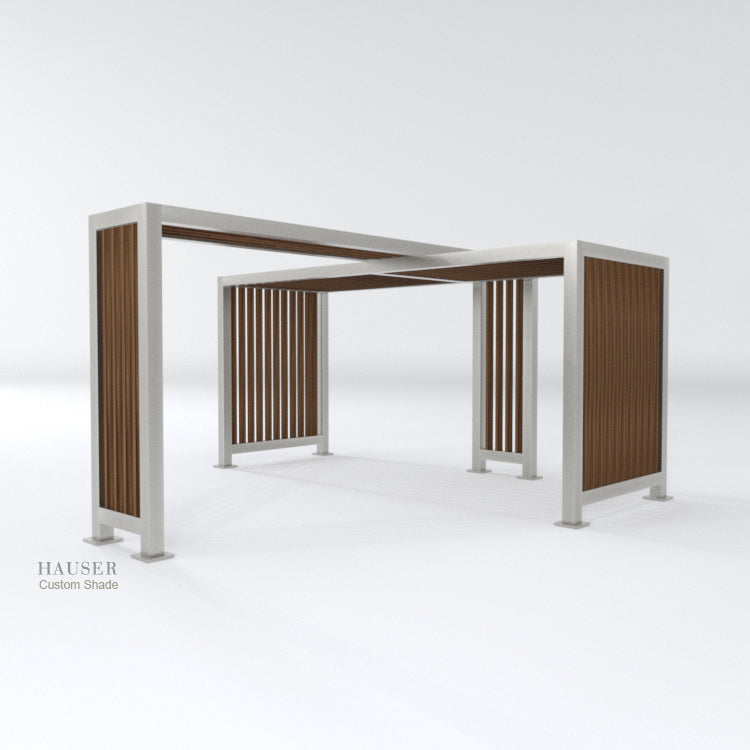 Overlapping Grand Pergola, 23' x 22' x 10.5' H